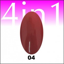 Oja Semipermanenta One Stroke 4 in1  #04  15ml Oja semipermanenta  One Stroke 4 in1